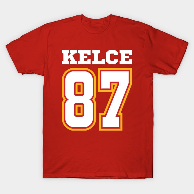 Kelce 87 T-Shirt by Megadorim